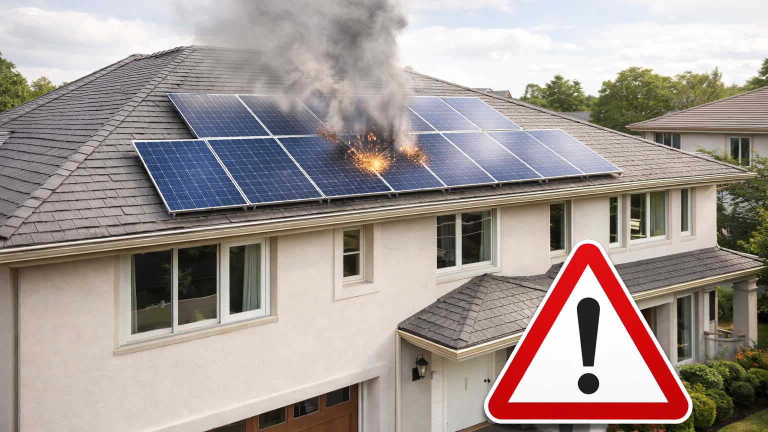 instalacion incorrecta de paneles solares